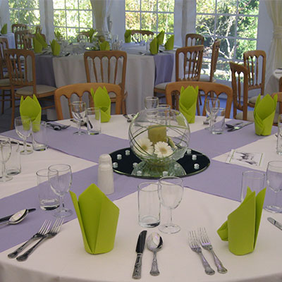 Accessories for marquees